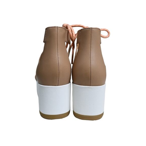 SOREL Womens 9 Cameron Platform Gladiator Sandal in Honest Beige/Gum NEW main image 5